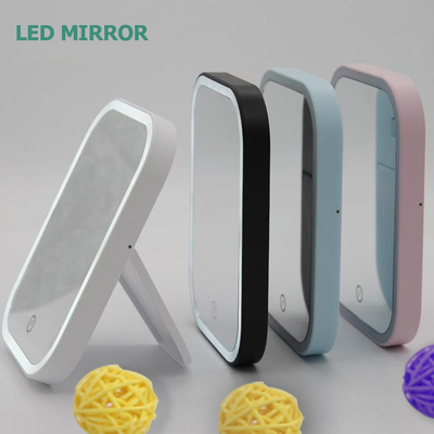 LED ハンドヘルド コンパクト ポケット化粧品 メイクアップ ミラー