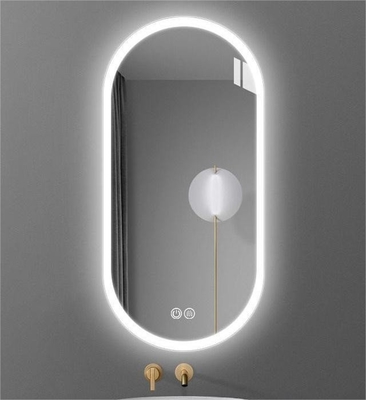 スマートフィットネス浴室サロンのためのガラスミラー照明全身長家具