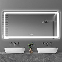 洗面室の鏡灯 LED 現代のデザイン ポータブル スマートメイク 霧のないシャワー