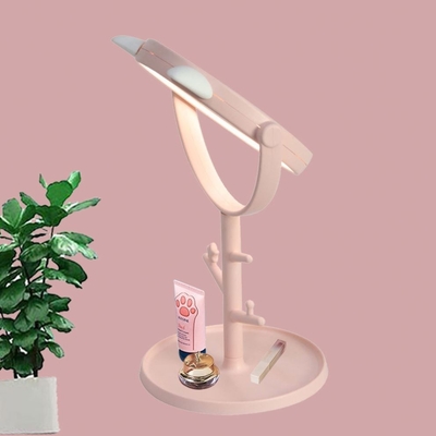 女の子 ポータブル LEDライト ミラー バニティ 化粧台 カスタム リトルメイク エクストラLOGO