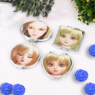 ミニ デスク コンパクト メイクアップ 化粧品 バニティ ドレス 立体 携帯 メイクアップ ミラー