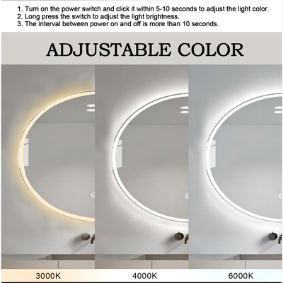 LED バスルーム ミラー と 先進 テクノロジー で バスルーム の 照明 を 改良 する